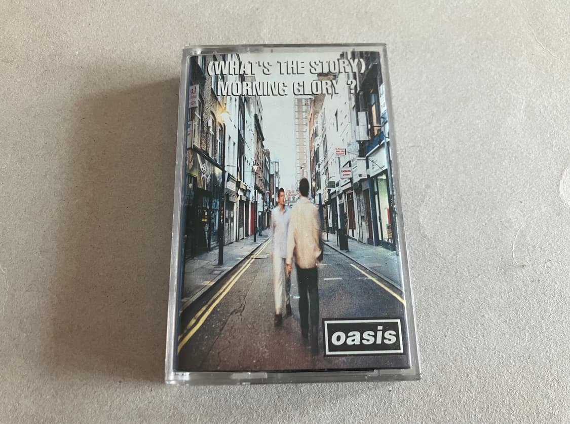 90년대 오아시스 Oasis 2집 모닝글로리 라이센스 초판 카세트테이프 상품이미지1