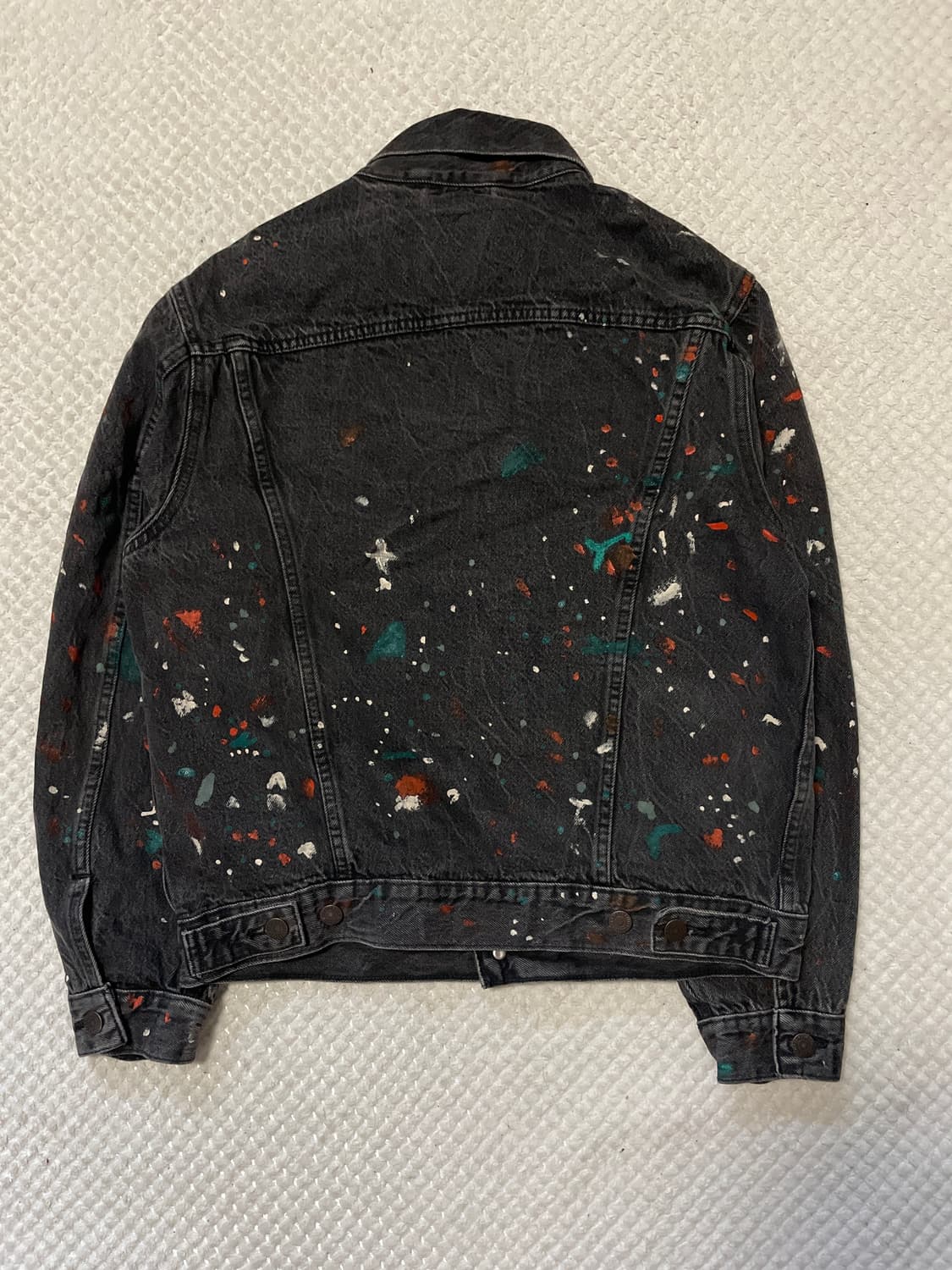 END X 리바이스 콜라보 페인티드 컬렉션 타입3 데님 트러커 청자켓 상품이미지2