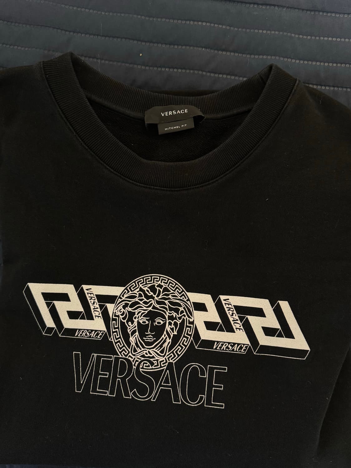 베르사체 3D 그레카 로고 스웨트셔츠 상품이미지1