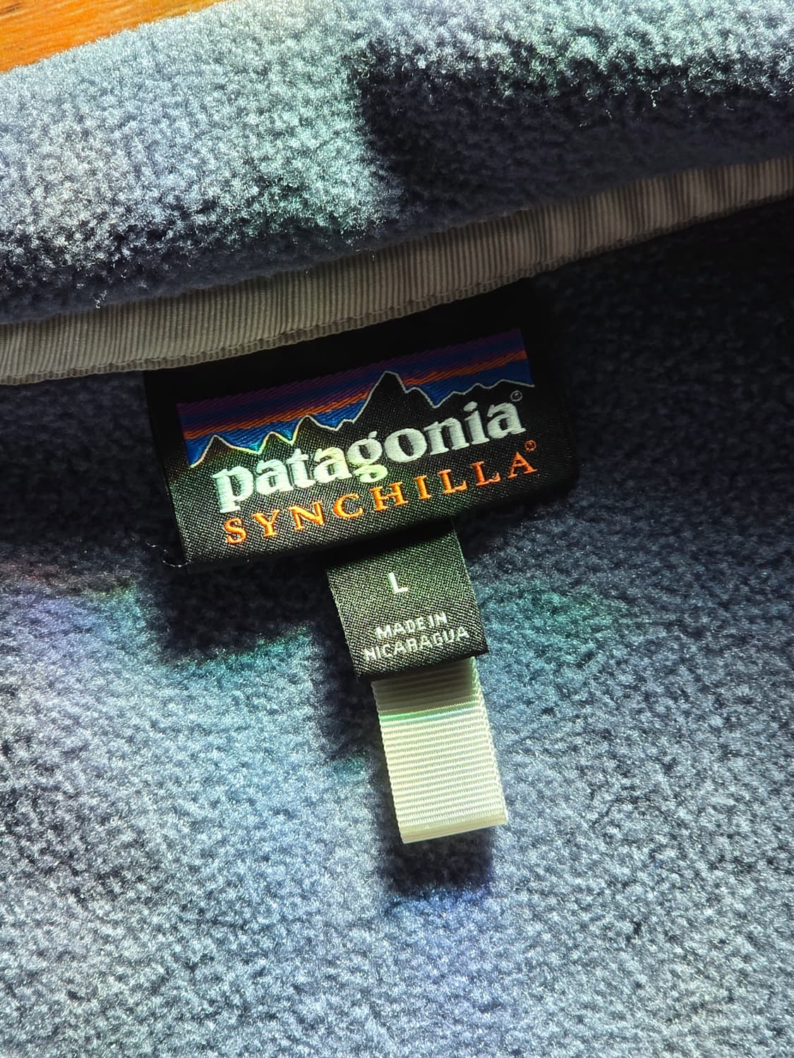 파타고니아 신칠라 스냅티 슬레이트블루 레드 L 상품이미지4