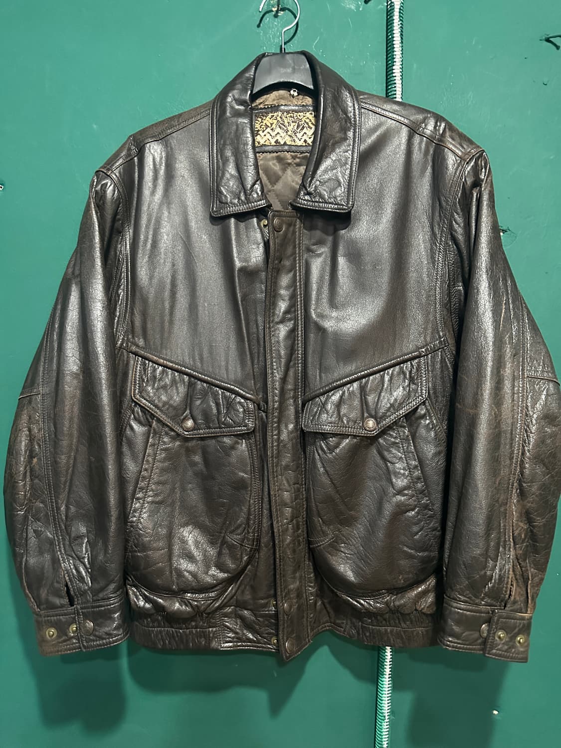 90s소가죽 a-2자켓 105 상품이미지1