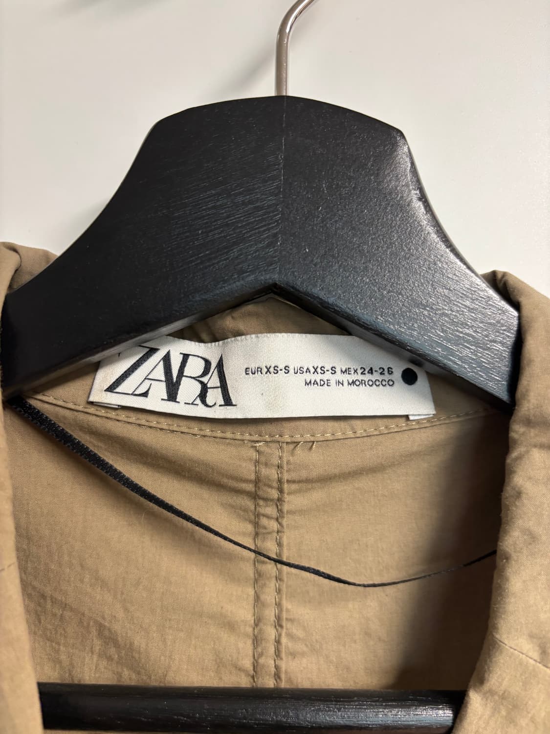 [XS-S] 자라 코튼블렌드 자켓 베이지 상품이미지3