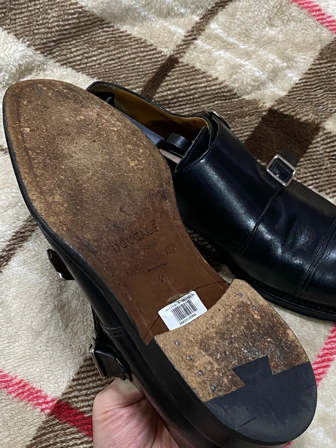 made in italy 🇮🇹 듀칼 남성 더블 몽크스트랩 구두 260 상품이미지5