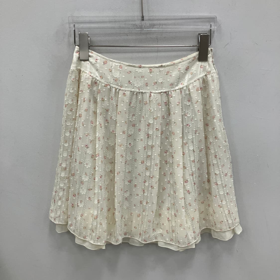 빈티지 페어리 꽃무늬 패턴 쉬폰 스커트 상품이미지2