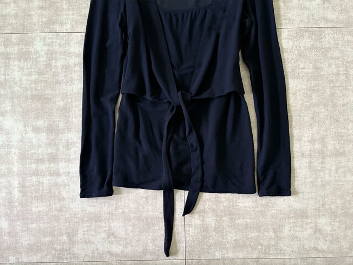 tie front knit 상품이미지2