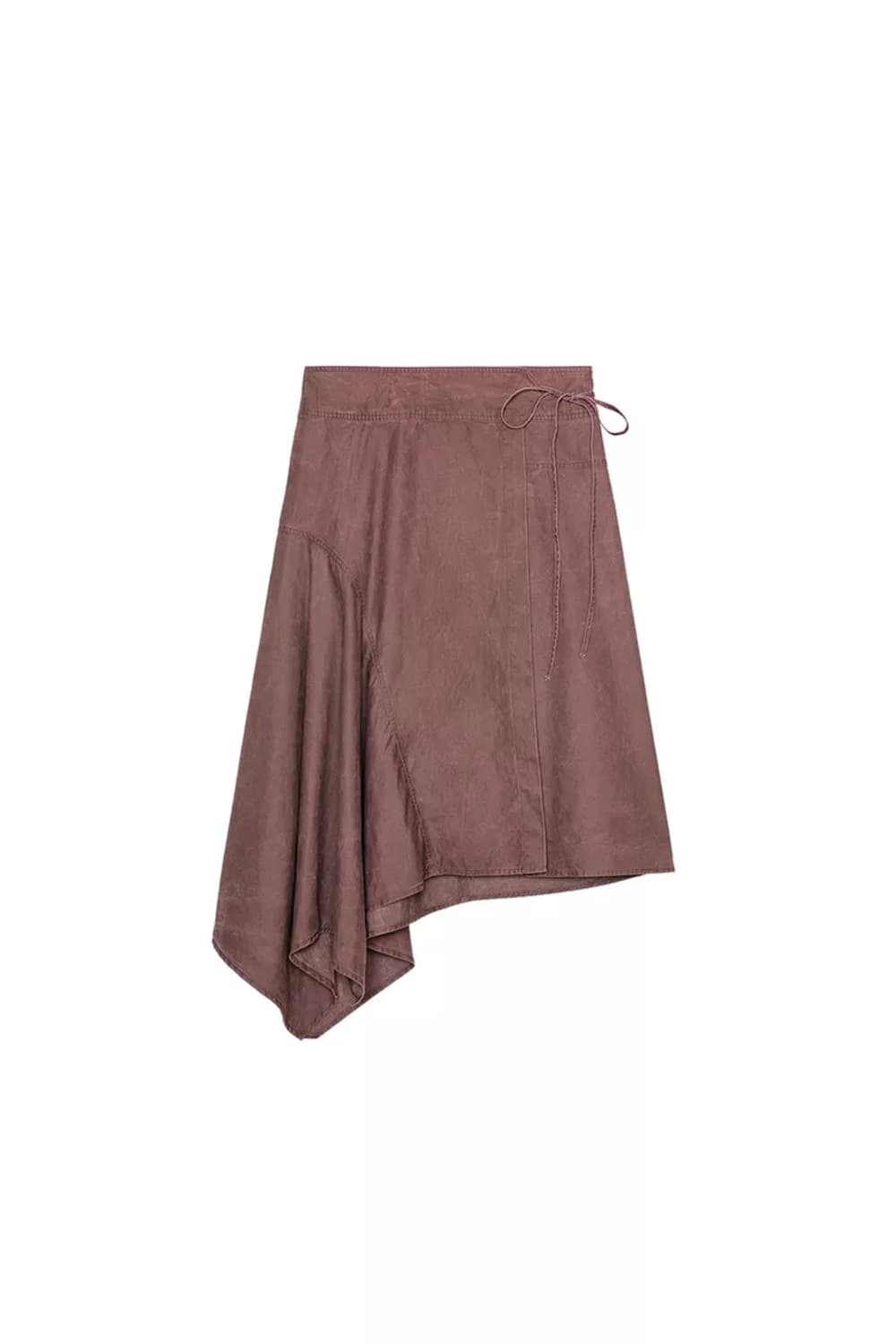 zara 자라 워시드 비대칭 랩 스커트 상품이미지1