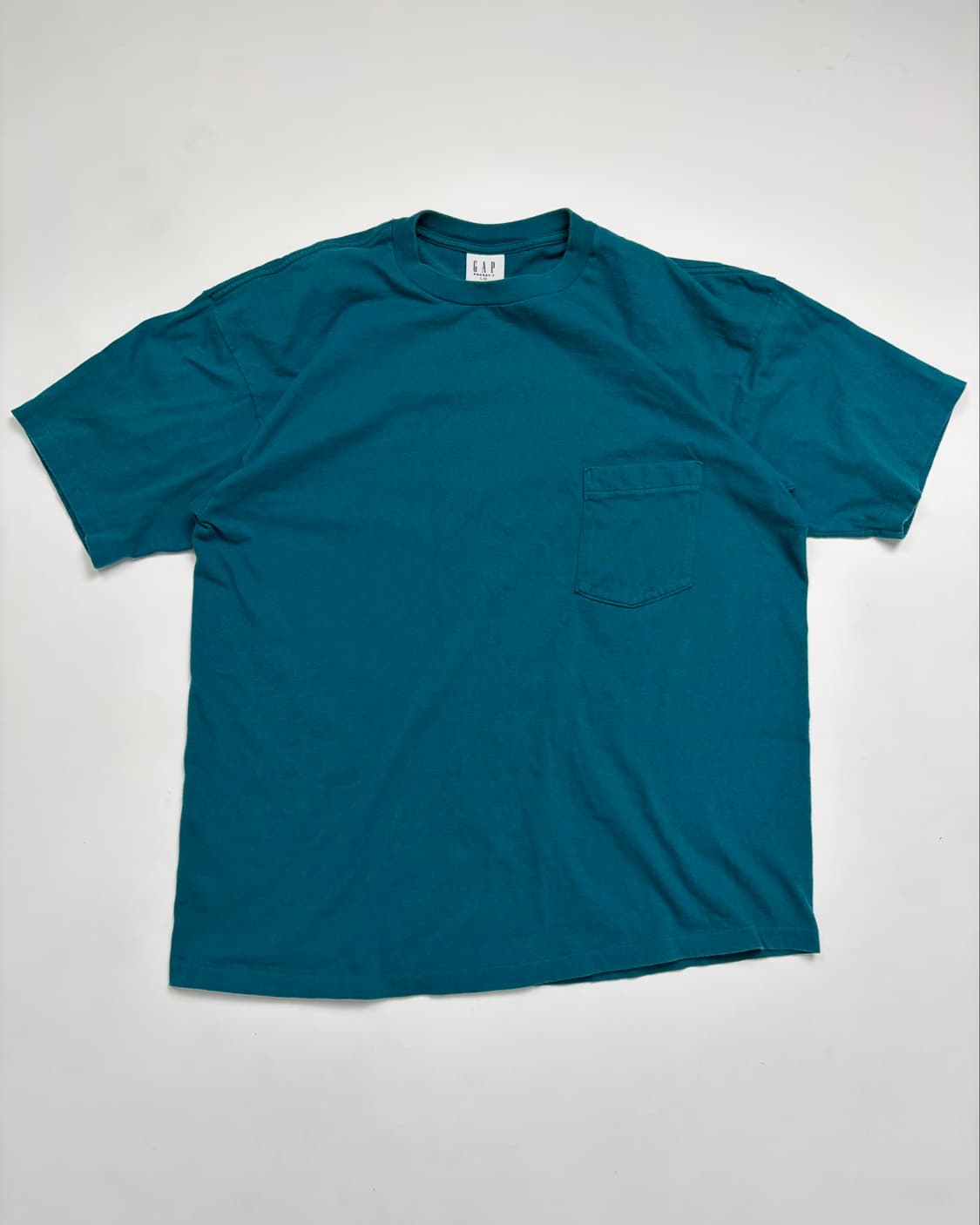 90s Gap Pocket Tee (teal blue) 상품이미지1
