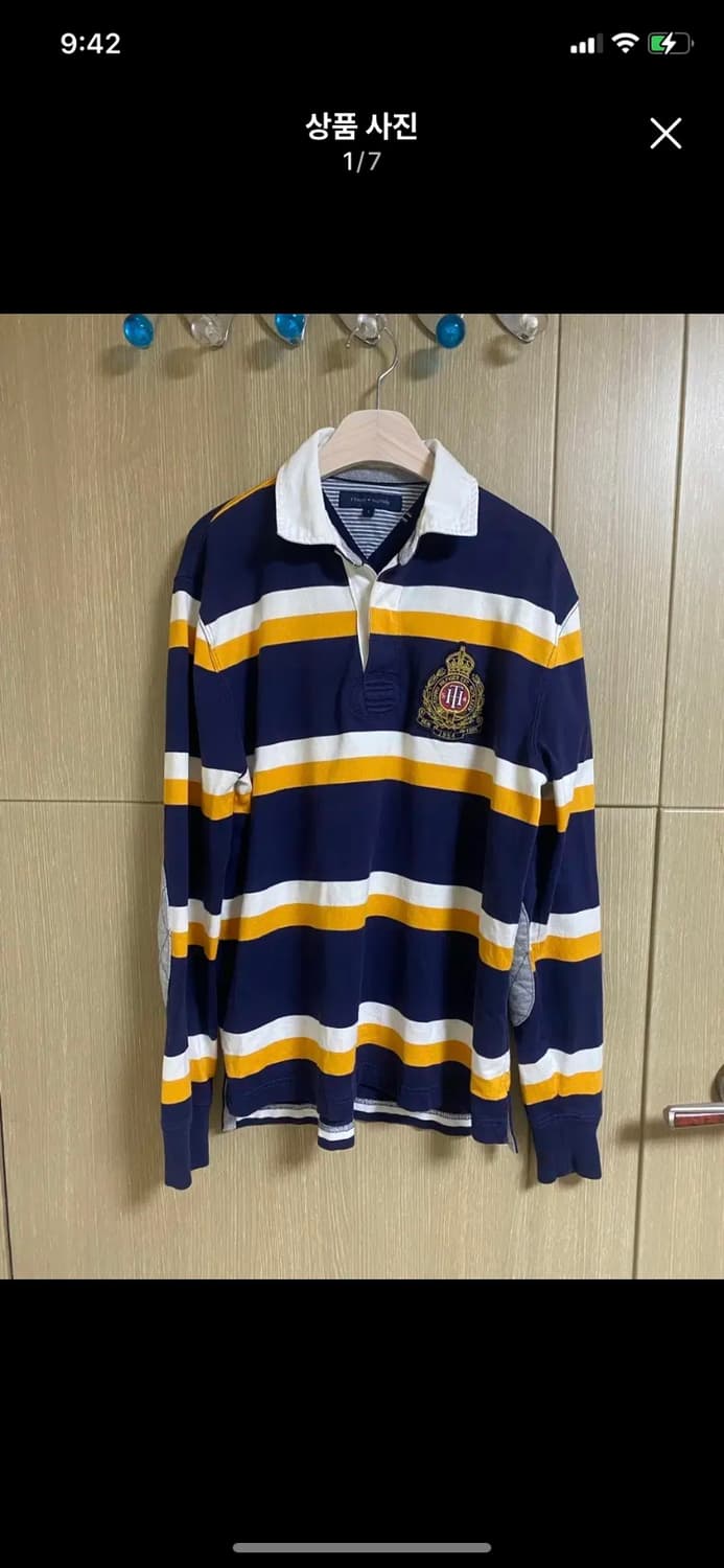 TOMMY 타미힐피거 럭비 티셔츠 S사이즈(100) 상품이미지1