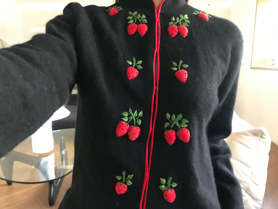 vintage patter cardigan 상품이미지1