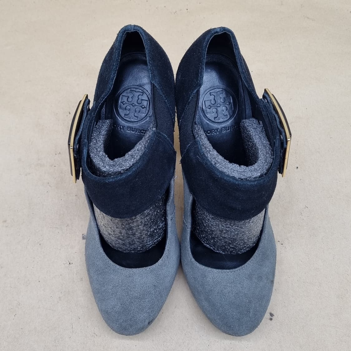 토리버치 스웨이드 여성 하이힐 6.5 235 굽10 상품이미지2