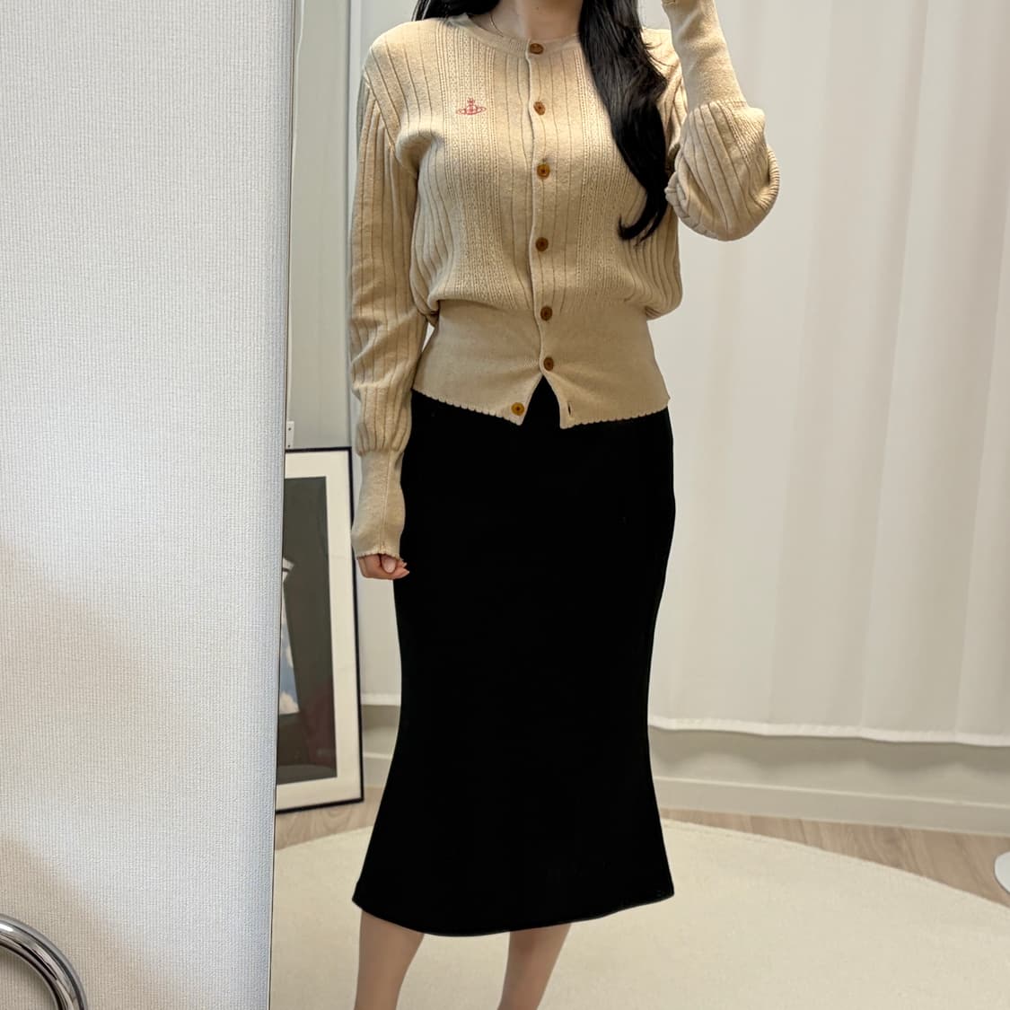 비비안웨스트우드 레드라벨 코튼 아일렛 가디건 상품이미지10