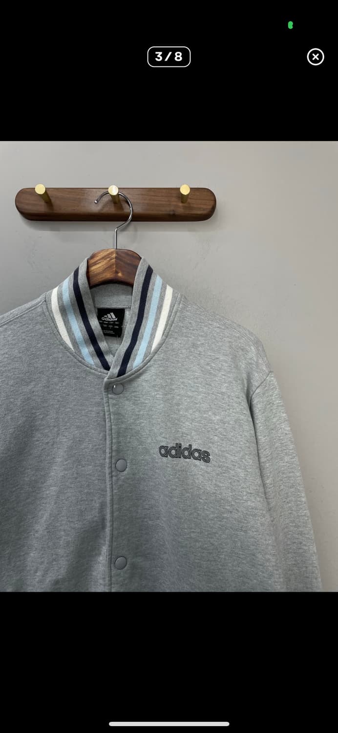 아디다스 코튼 그레이 백로고 자켓 A3174 상품이미지3