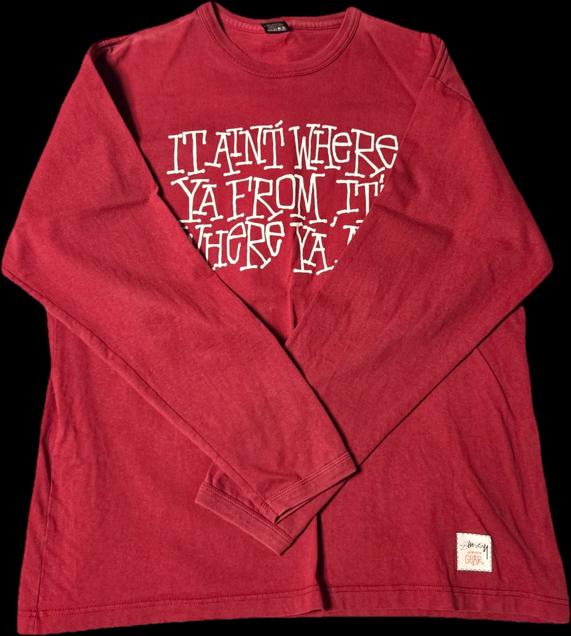 Stussy x gear 콜라보 롱슬리브 상품이미지2