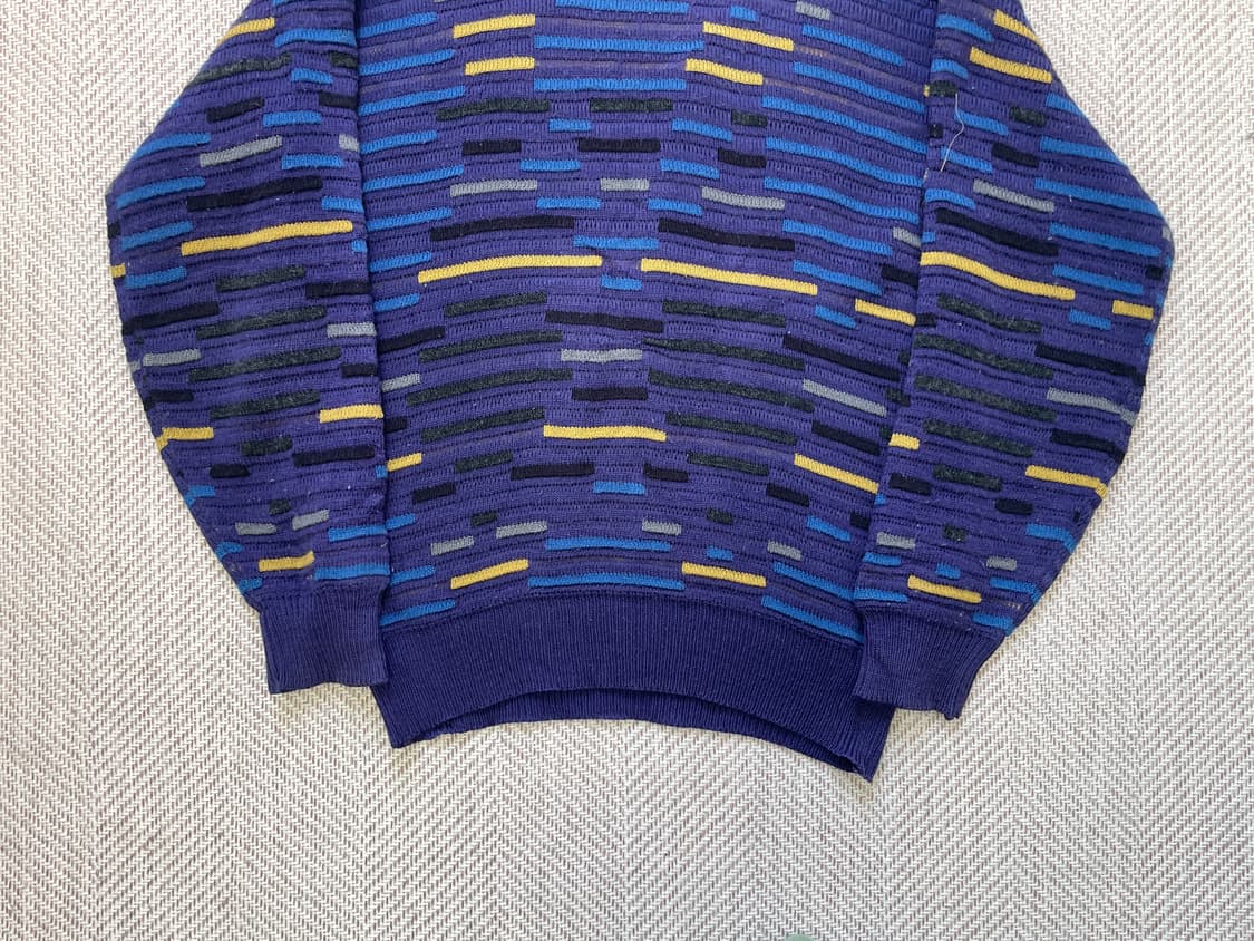 빈티지 브리치 멀티 패턴 자카드 니트   J04187 상품이미지2