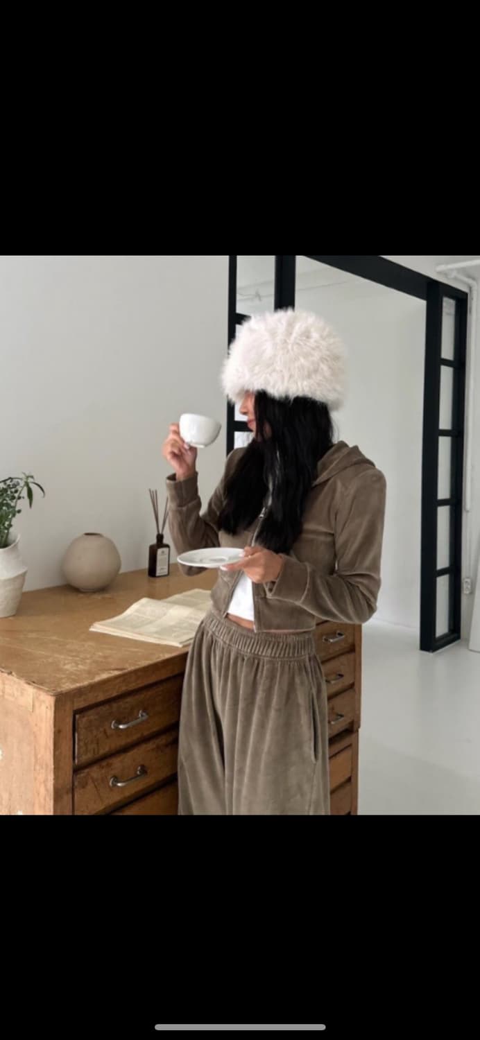 가비존 베르 후드집업(그레이, 블랙) 상품이미지3