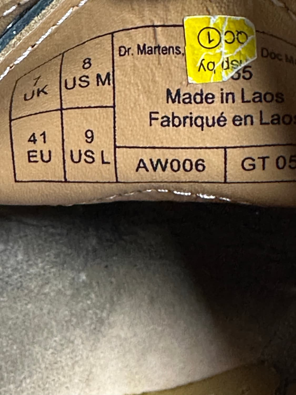 (260,uk7) 닥터마틴 1461 스무스 상품이미지6