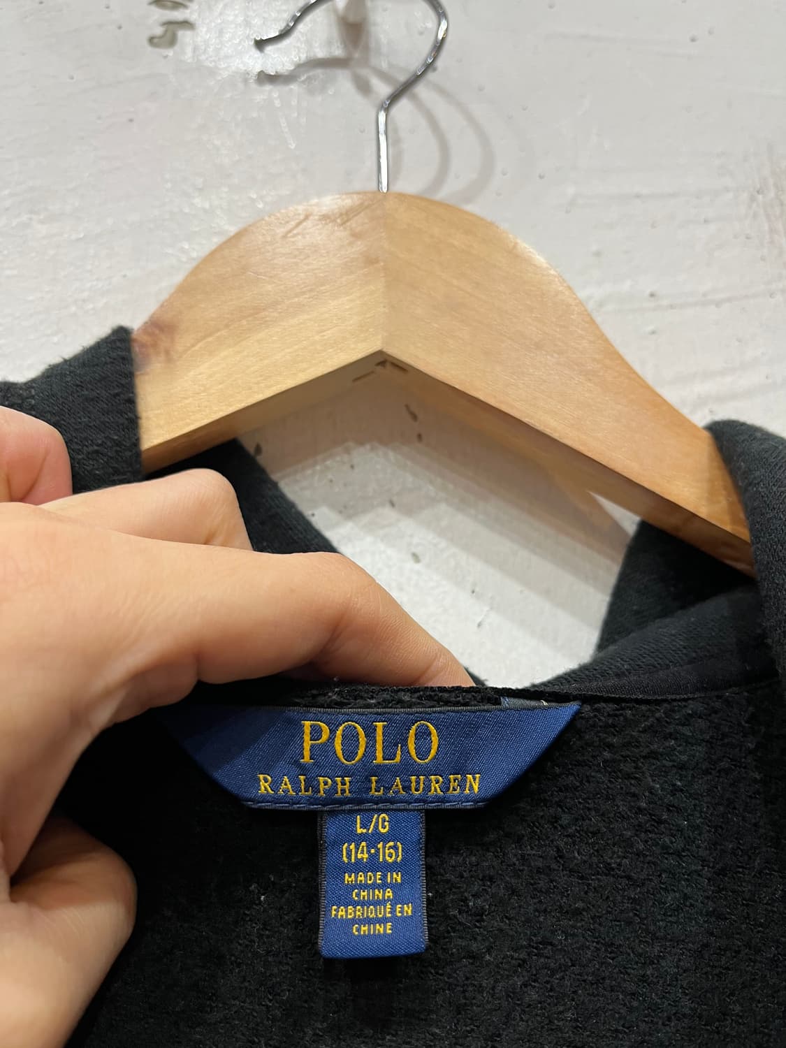 폴로랄프로렌 1967 후드집업 블랙 우먼즈 상품이미지5