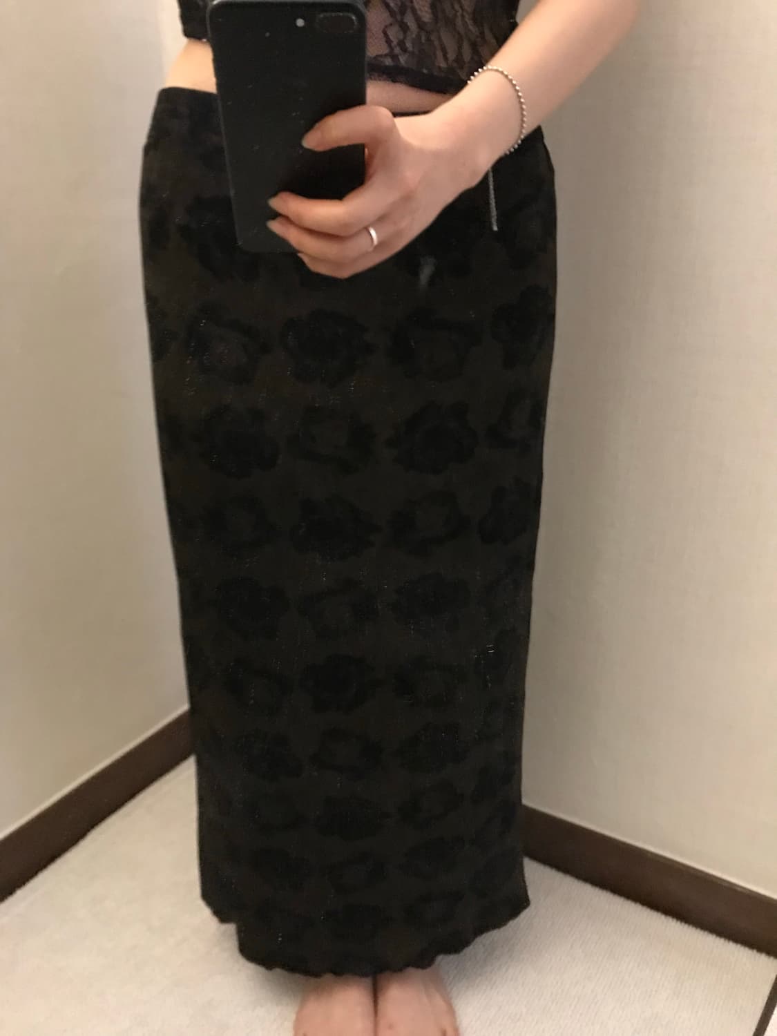 japanese vintage 빈티지 플라워 스커트 상품이미지2