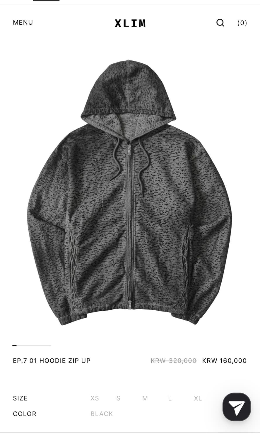 (구매) xlim EP.7 01 HOODIE ZIP UP 상품이미지1