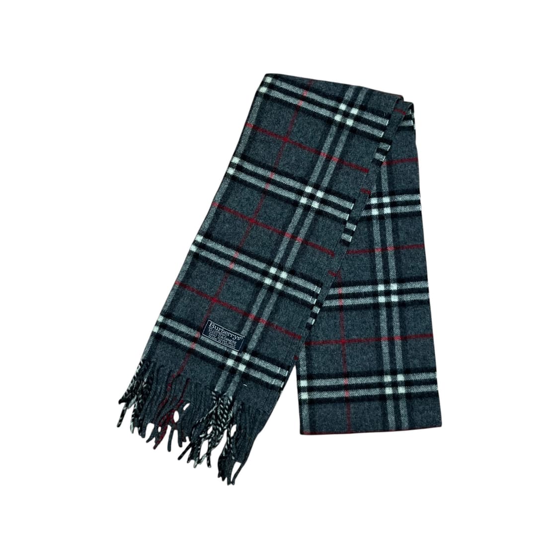 버버리 노바체크 차콜 캐시미어 머플러 상품이미지1