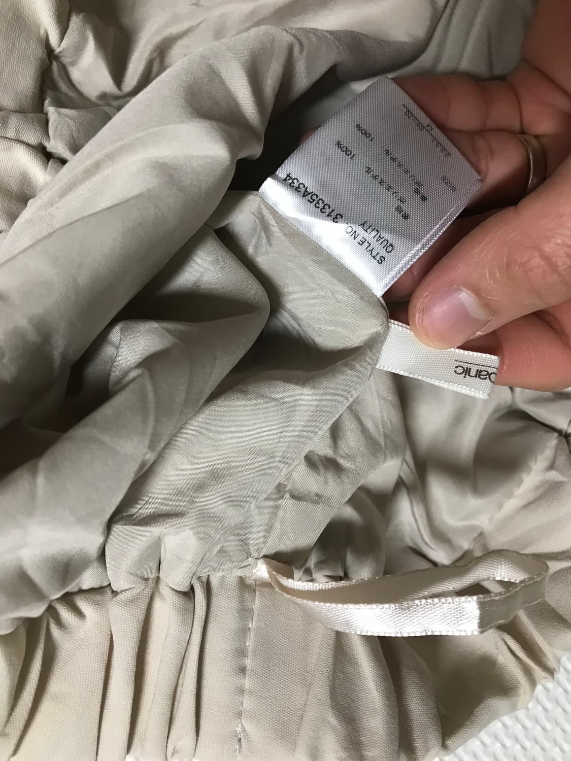 빈티지 호박 핏 롱 스커트 상품이미지5