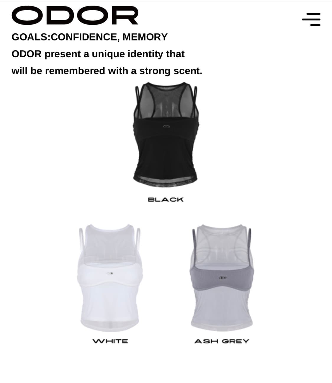 오도어) Ash Sleeveless BK F 상품이미지1