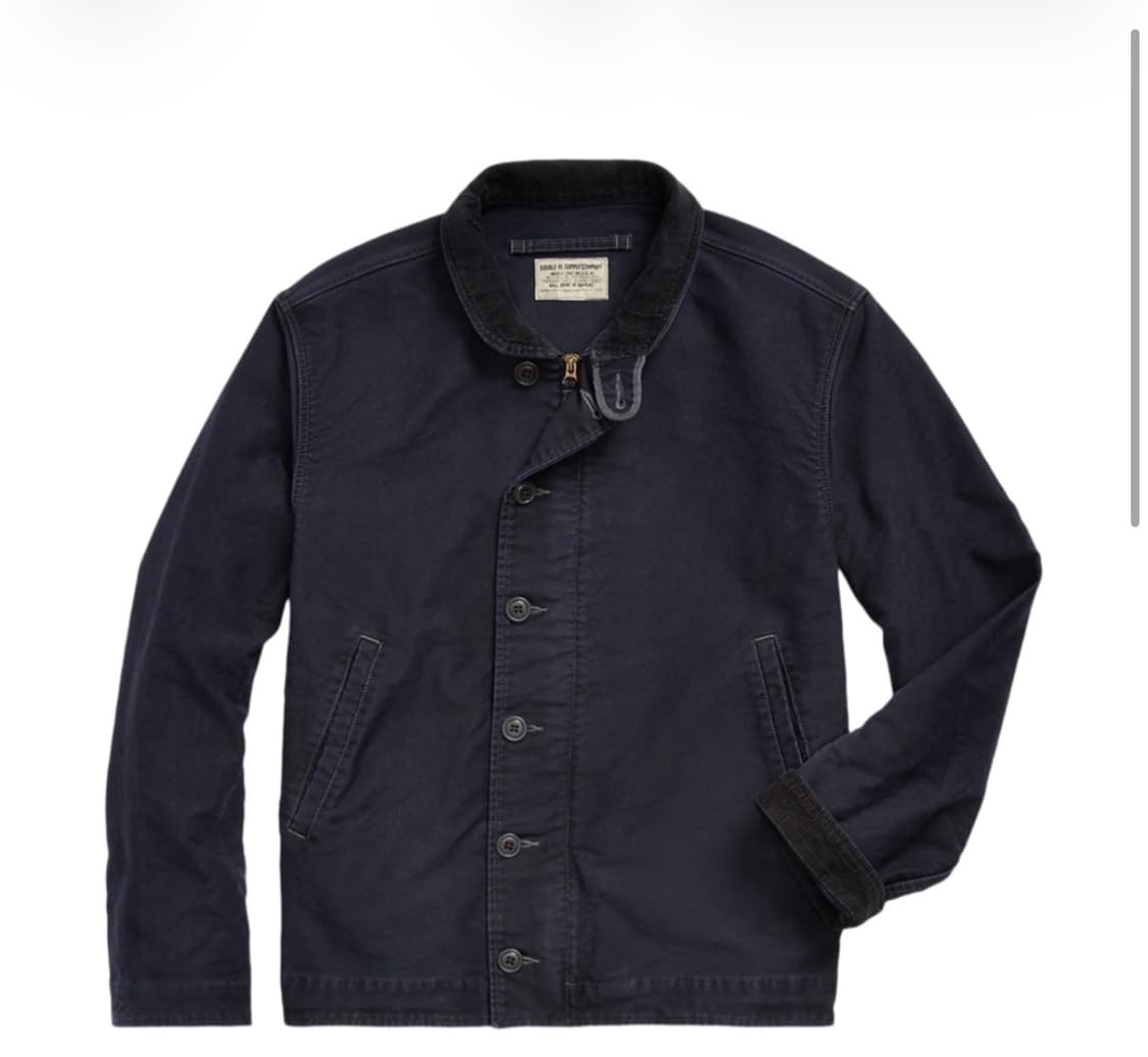 더블알엘 네이비 코듀로이 자켓 L 상품이미지1