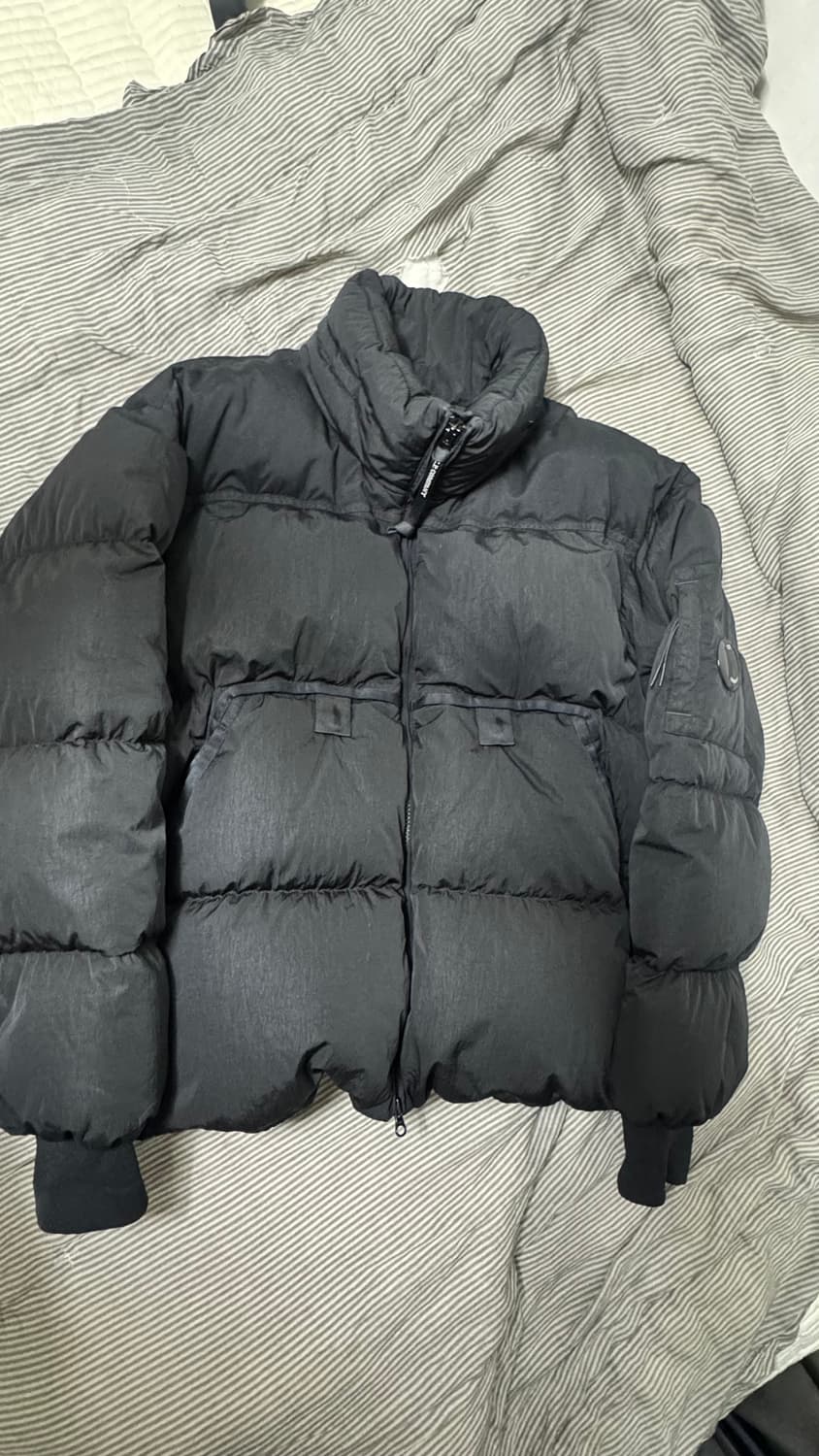 Cp 컴퍼니 에코크롬r 믹스드 패딩 23fw 상품이미지1