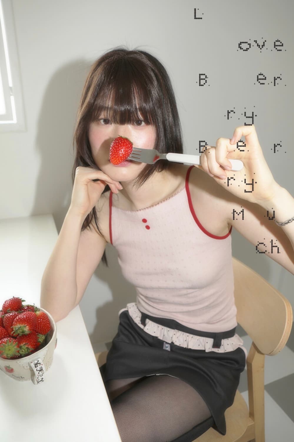 노피셜노피스 리본 슬리브리스 탑 티셔츠 상품이미지1
