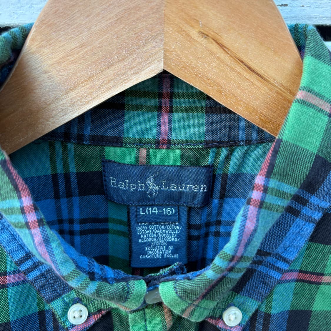 Polo 폴로 체크 셔츠 상품이미지4