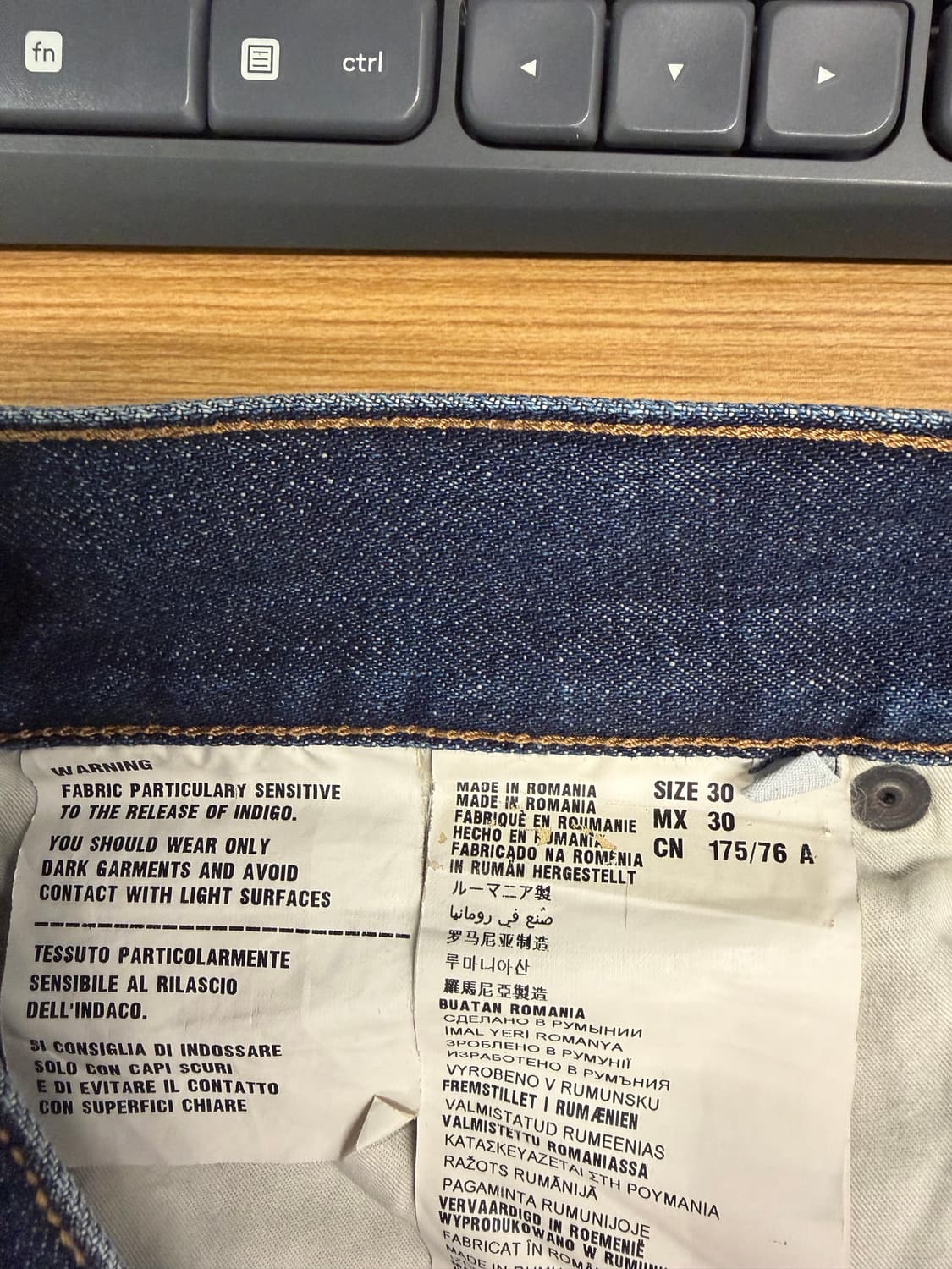 프라다 중청 데님 30 상품이미지6