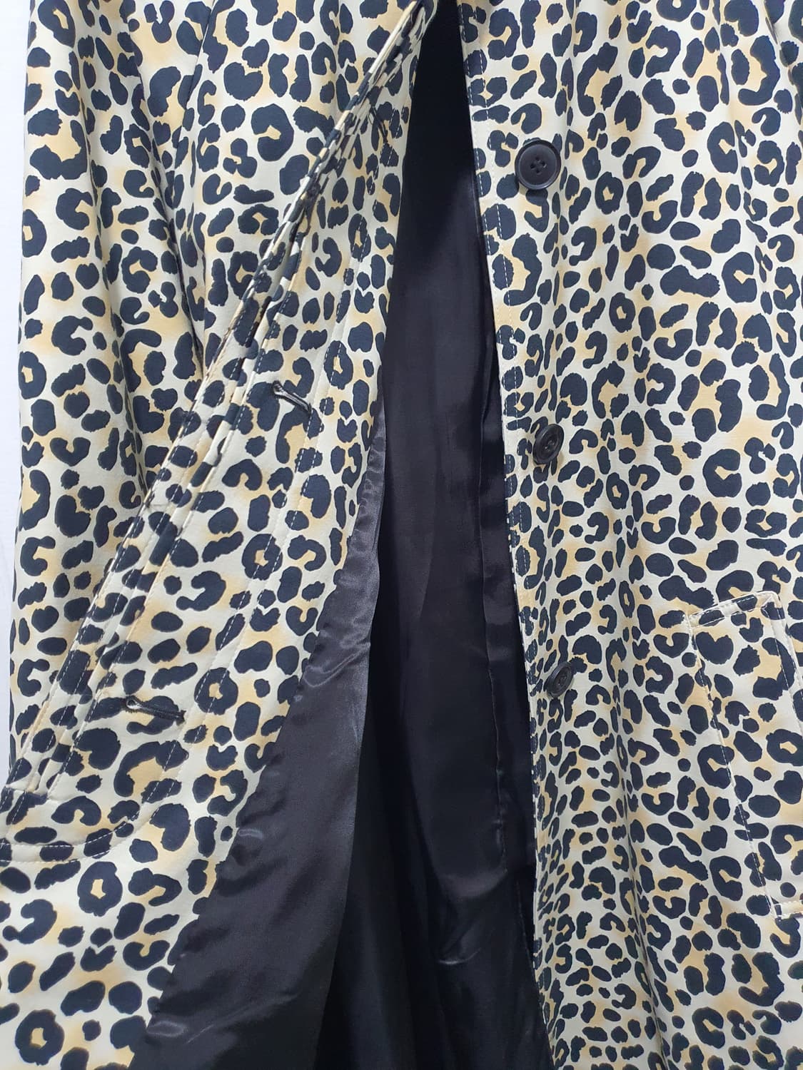 마쥬 MAJE  기욤 레오파드 스트레치 코튼 트렌치 코트 사이즈 36 상품이미지7