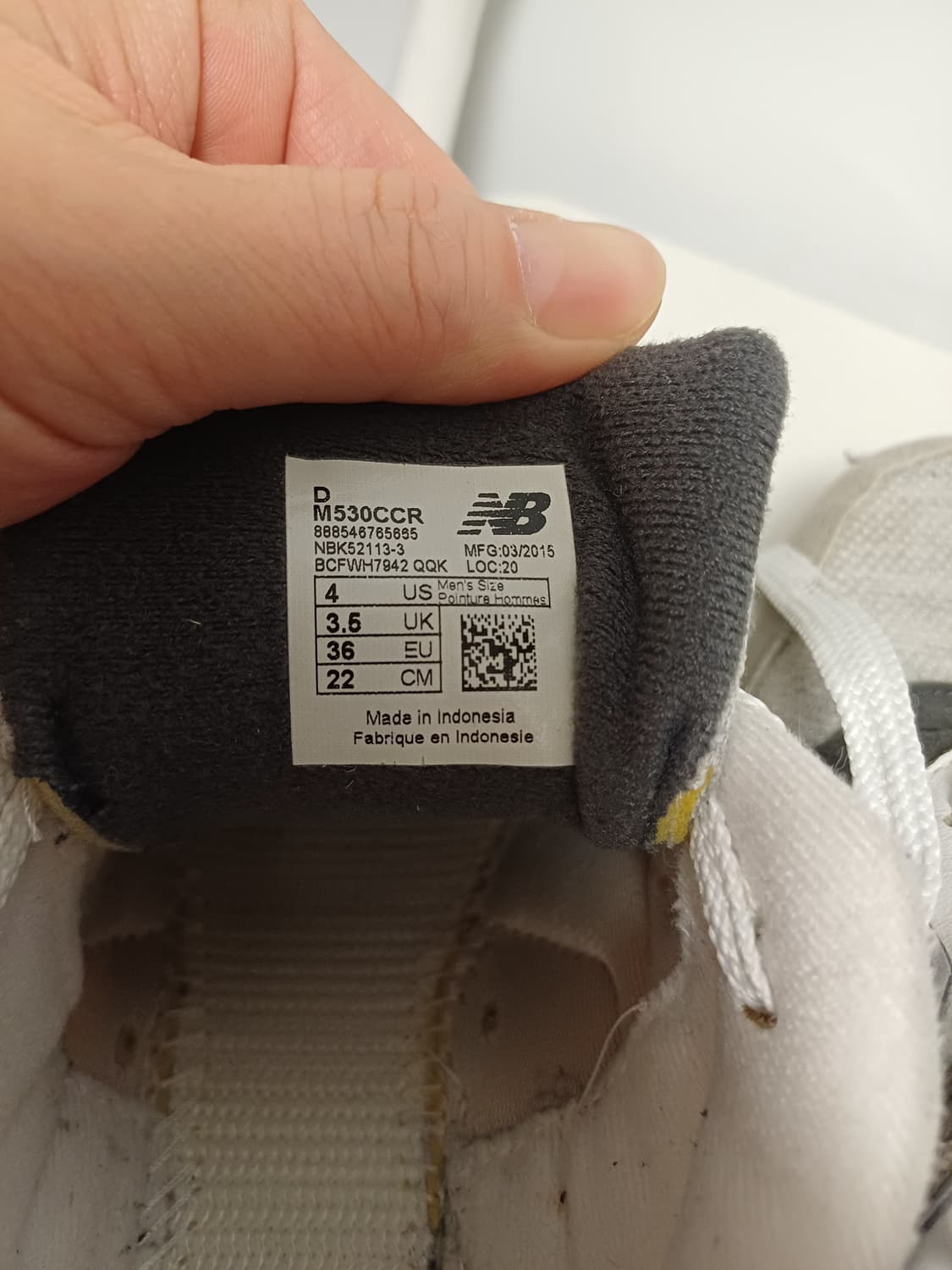 뉴발란스 M530CCR 22cm (정품 / 상태양호) 상품이미지8