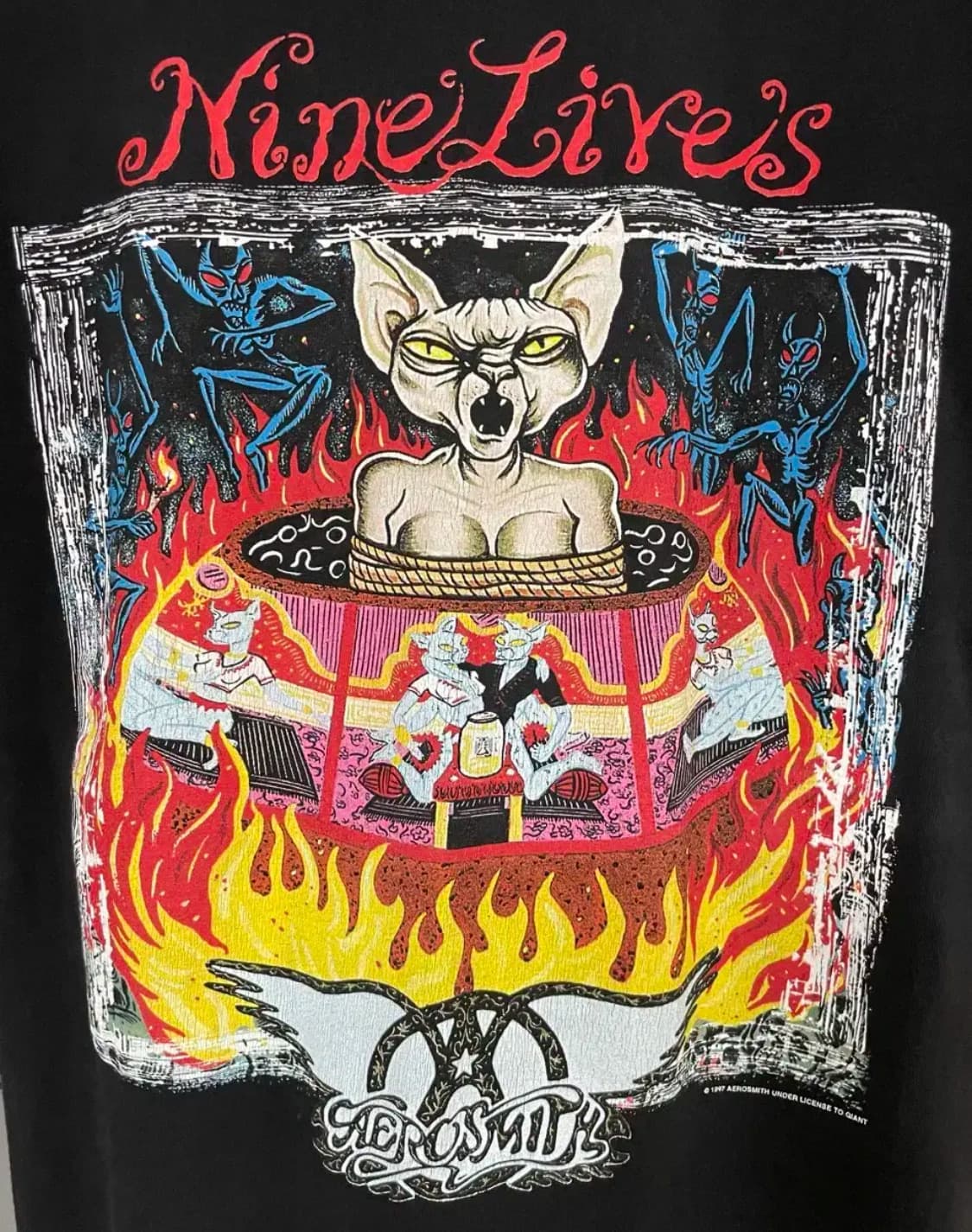 에어로스미스 90s 밴드티 상품이미지2