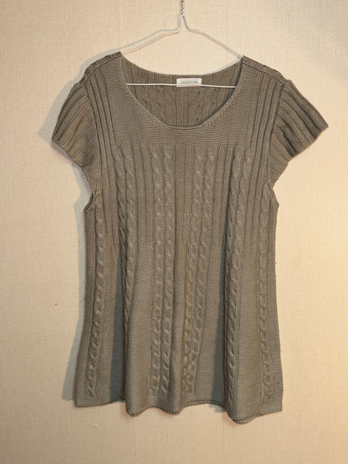 모리걸 빈티지 반팔 레이어드 미니 원피스 상품이미지1