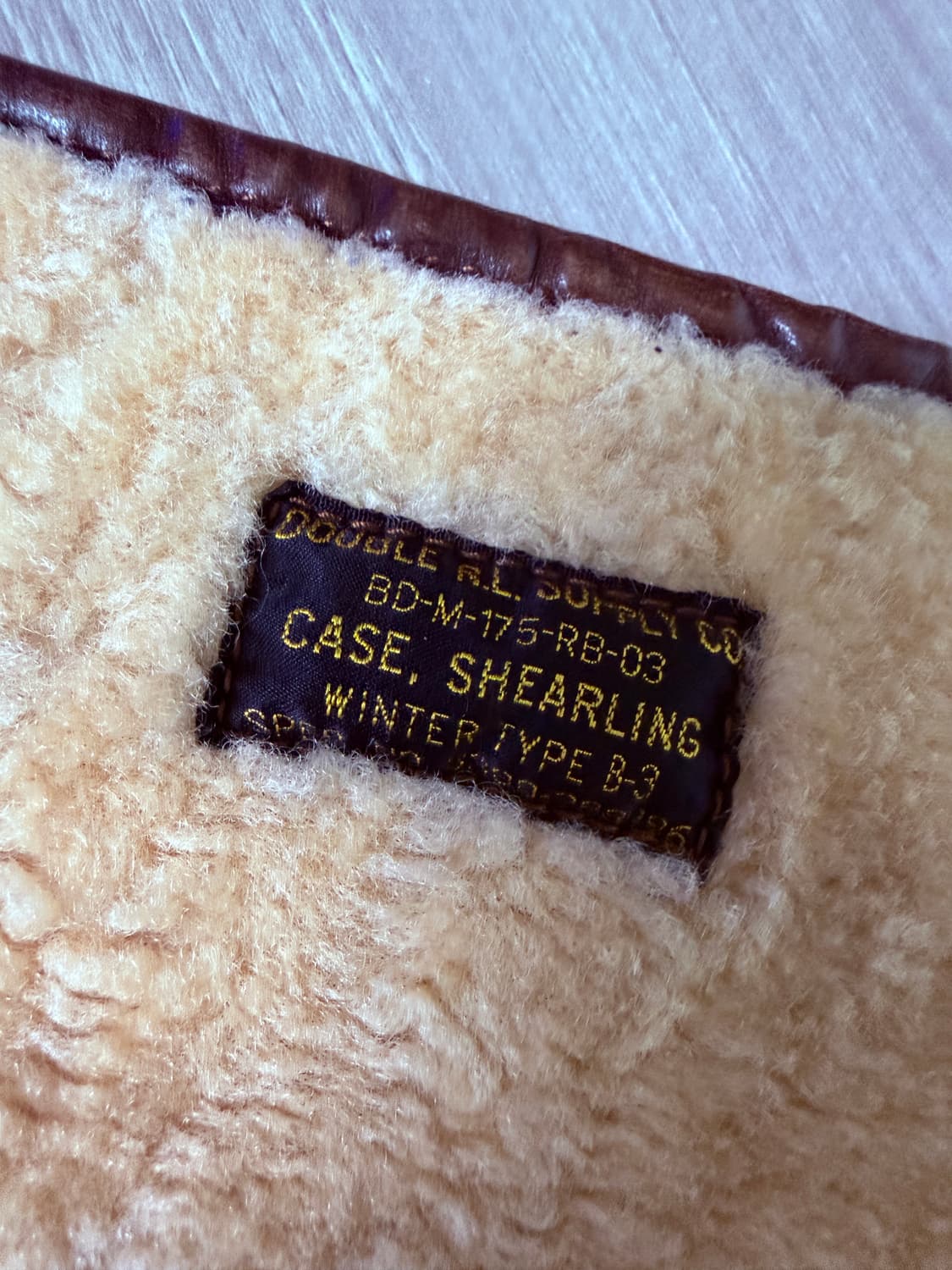 rrl 더블알엘 시어링 케이스 초레어템 상품이미지3