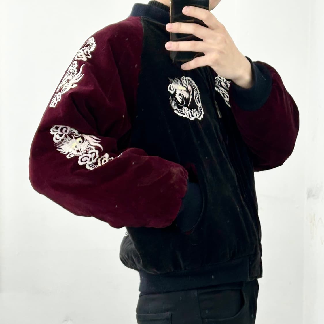 TEN CARROT 자수 스카쟌 점퍼 상품이미지5