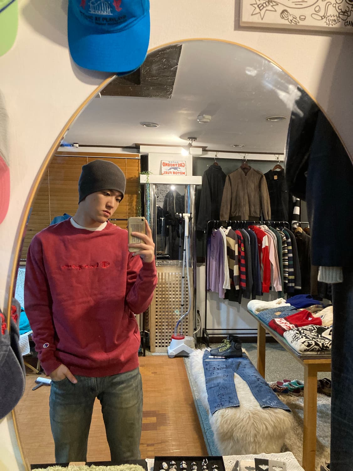 챔피온 자수 로고 스웻 상품이미지7