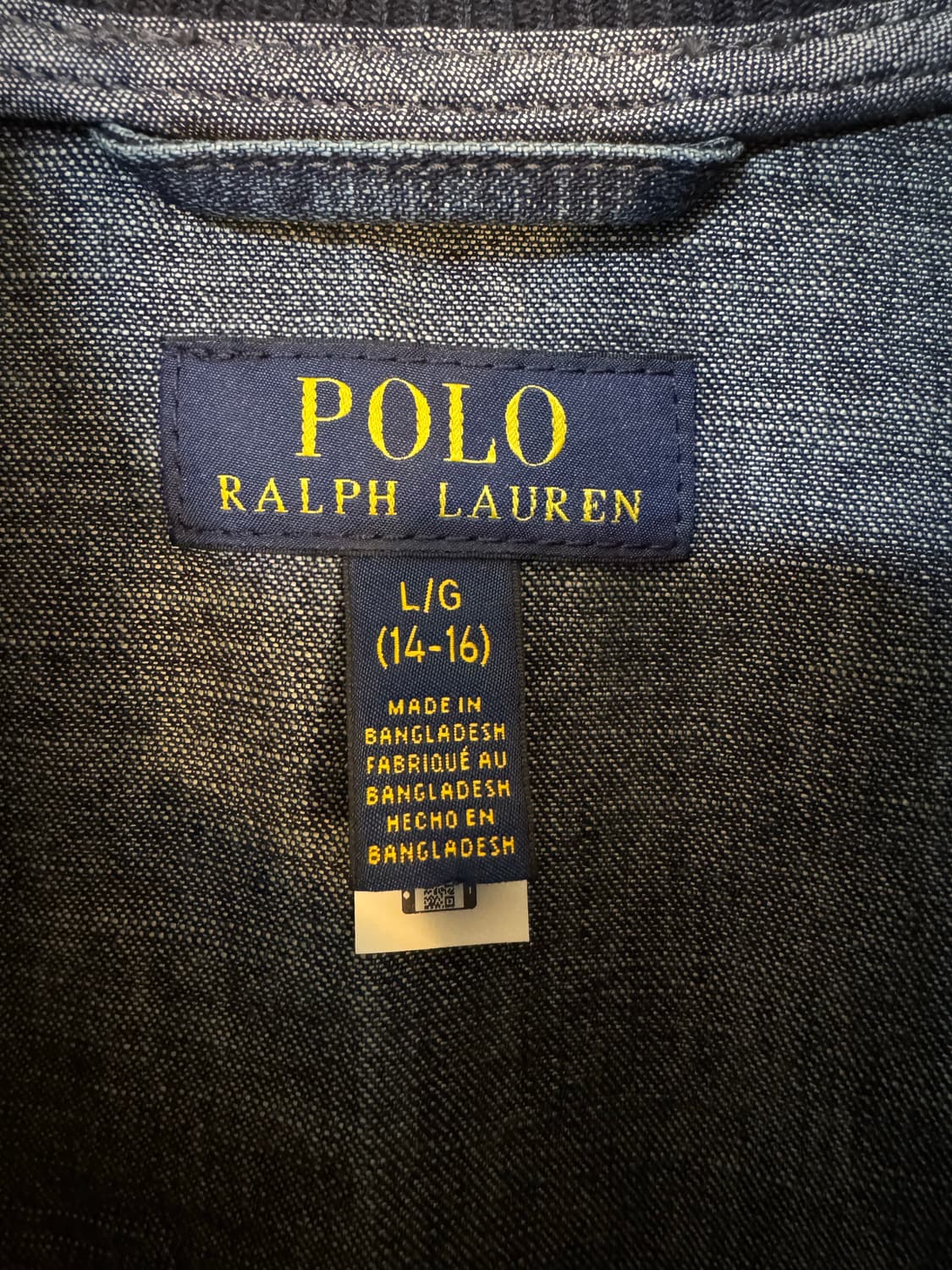 [L]폴로 랄프로렌 데님 베이스볼 자켓 상품이미지4