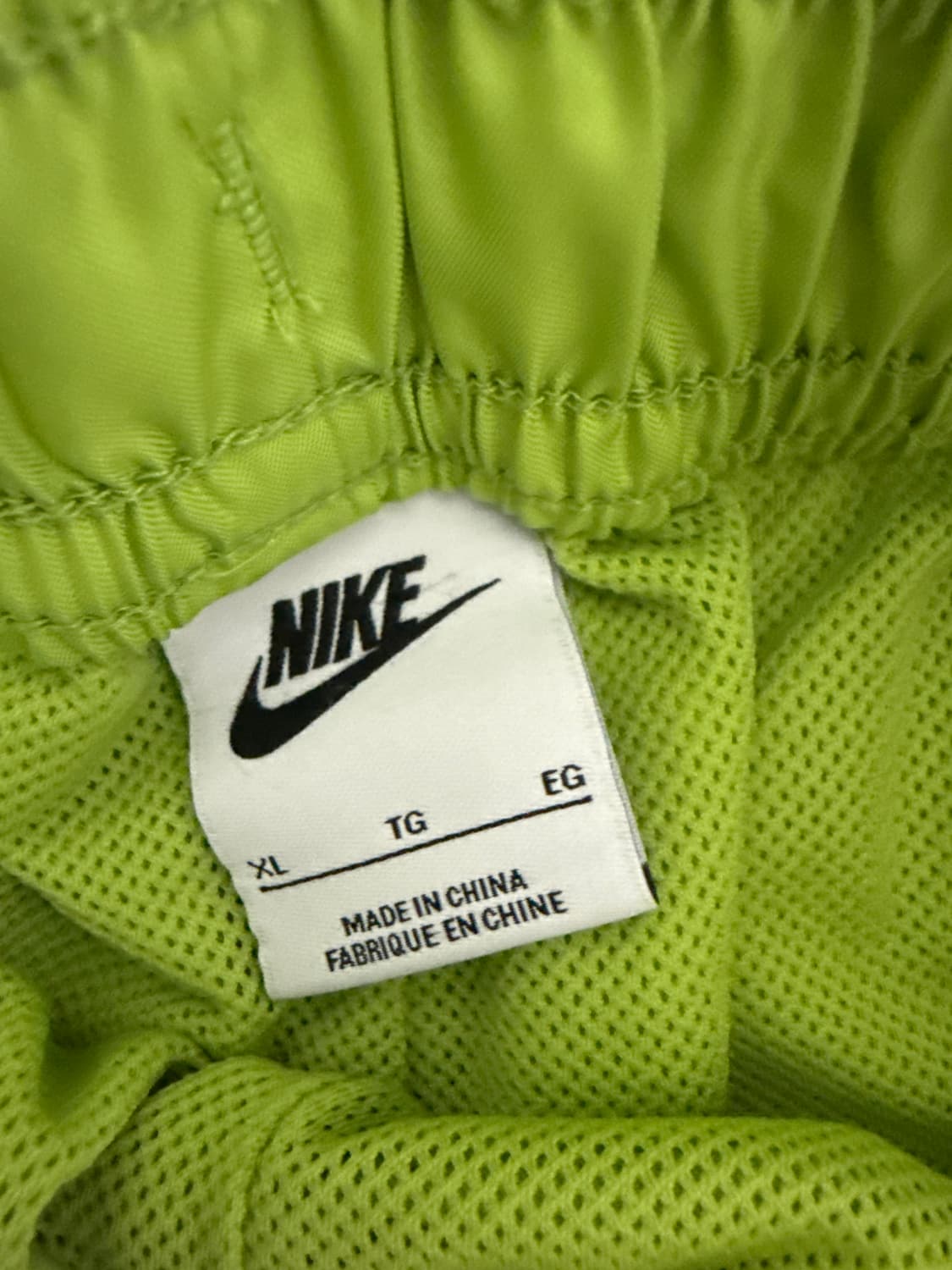 나이키 반바지 라임 XL 상품이미지3