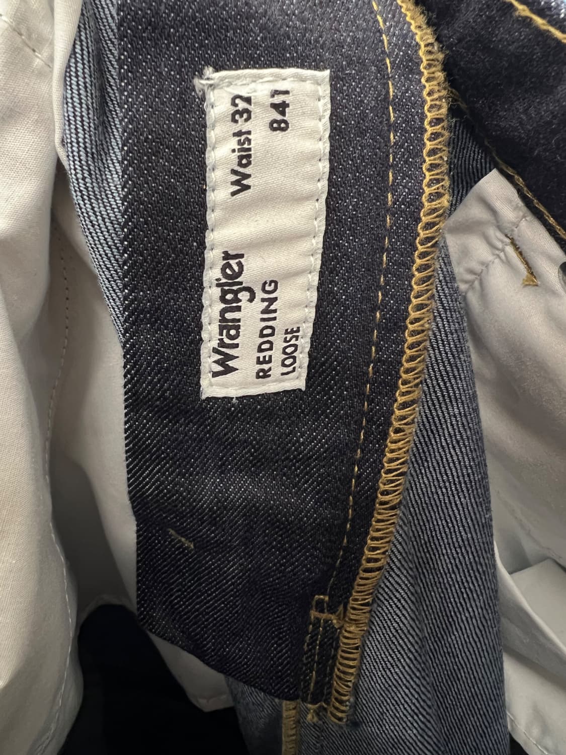 랭글러 생지 데님 팬츠 [허리32] 상품이미지6