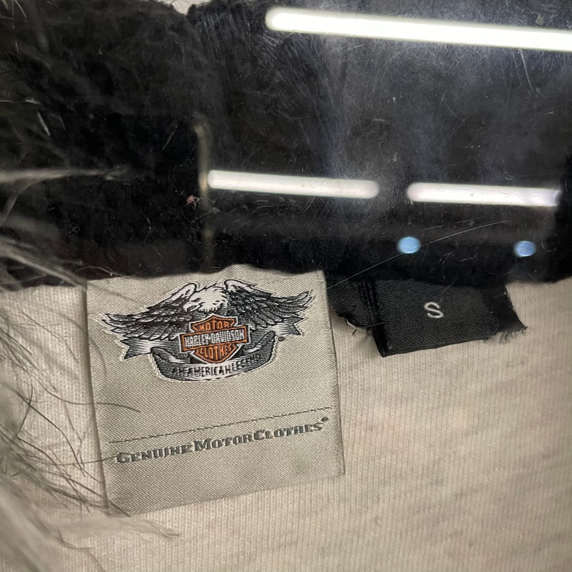 할리데이비슨 Y2k 퍼 후드집업 상품이미지9