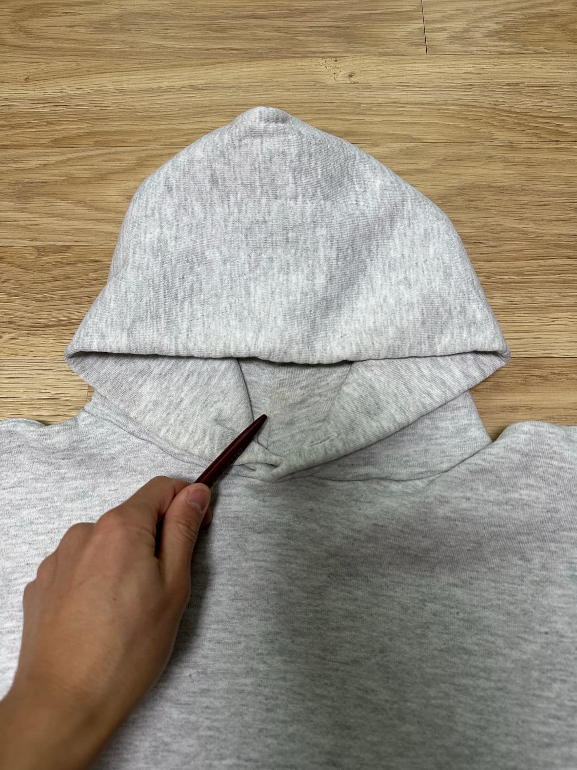 90s 빈티지 러셀 후드 밝은그레이 L USA 상품이미지7