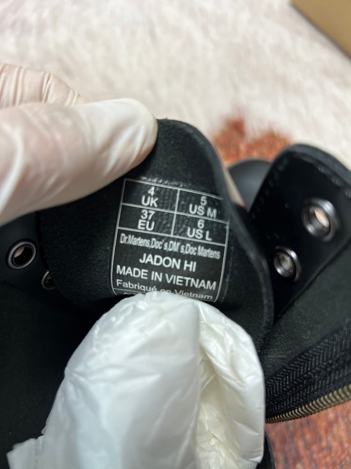 [230] 닥터마틴 제이든 하이 플랫폼 워커 블랙 상품이미지6