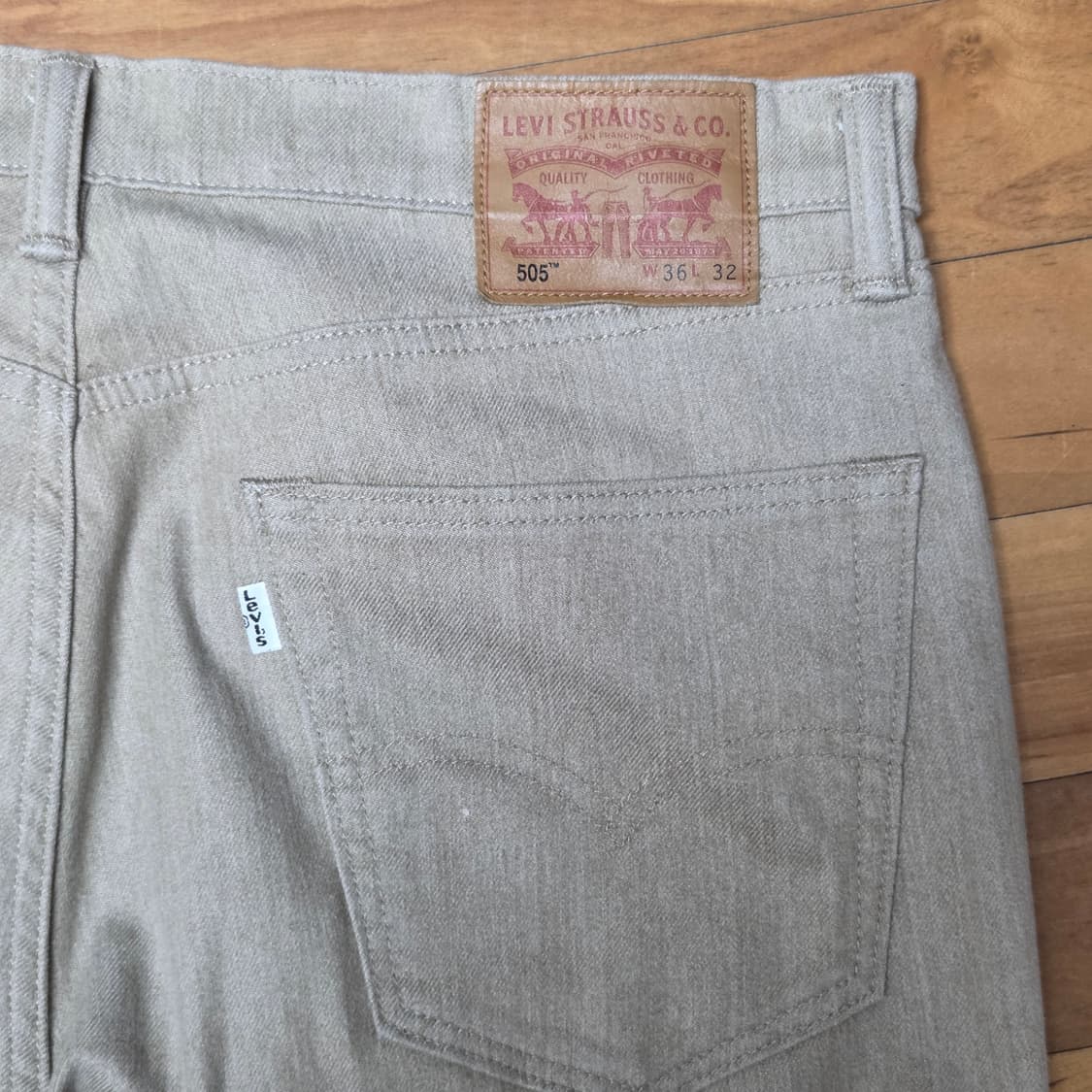 리바이스 505 코튼 팬츠 상품이미지3