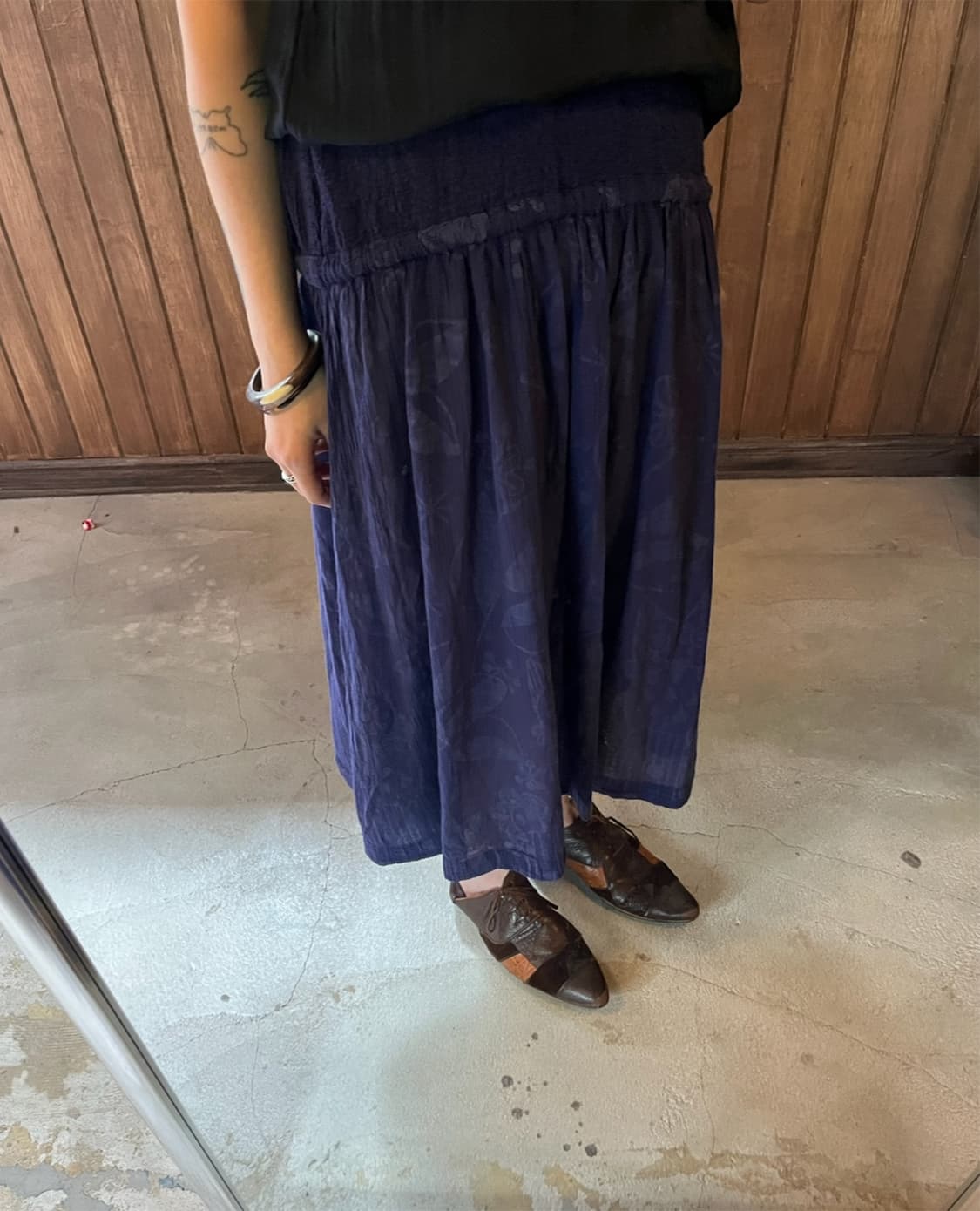 ISSEY MIYAKE ME smocked skirt 상품이미지1
