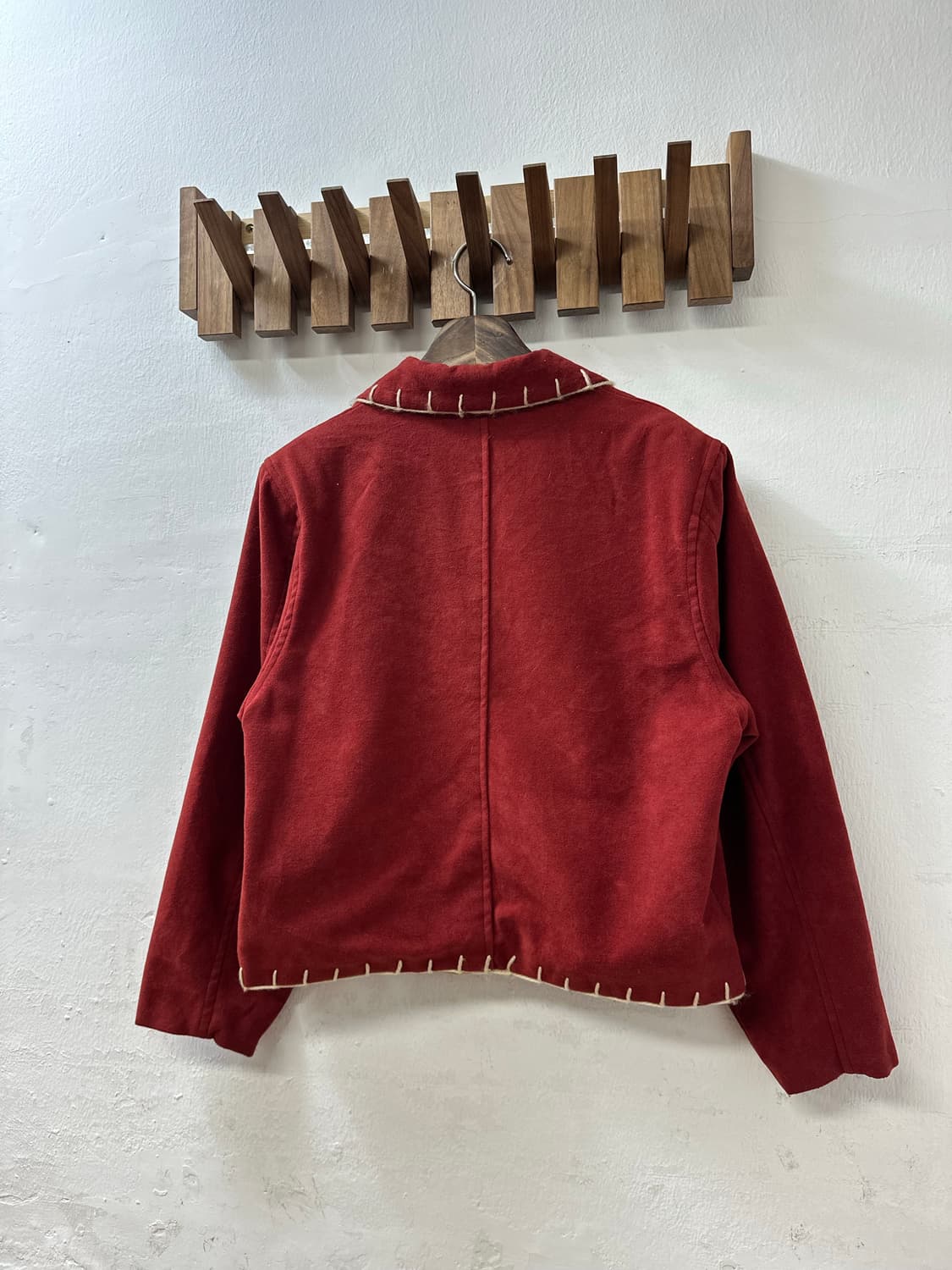 일본빈티지 스티치 라인 디테일 포인트 자켓 숏 코트 상품이미지6