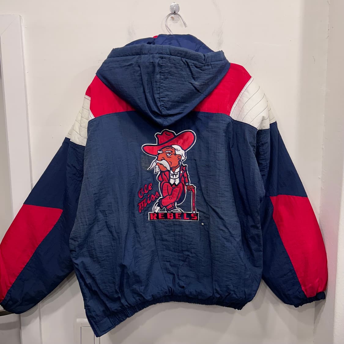 스타터 올드스쿨 미시시피 레블스 커널 랩 누빔 아노락 상품이미지5