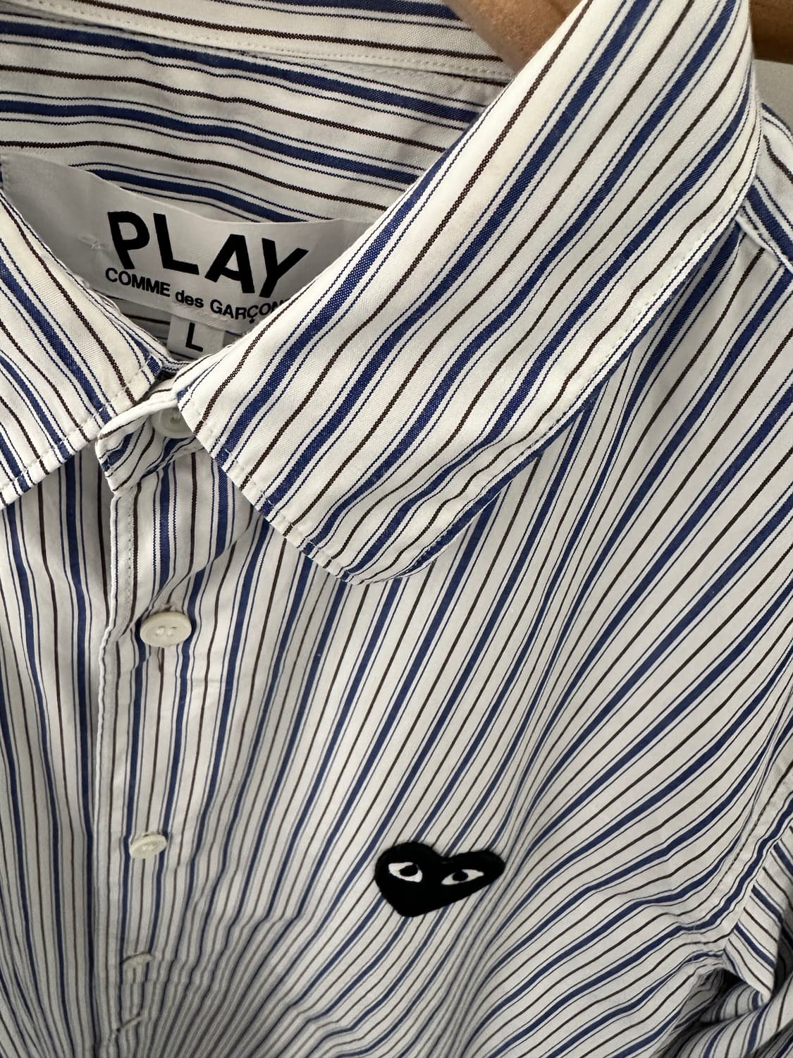 꼼데가르송 스트라이프 셔츠 상품이미지3