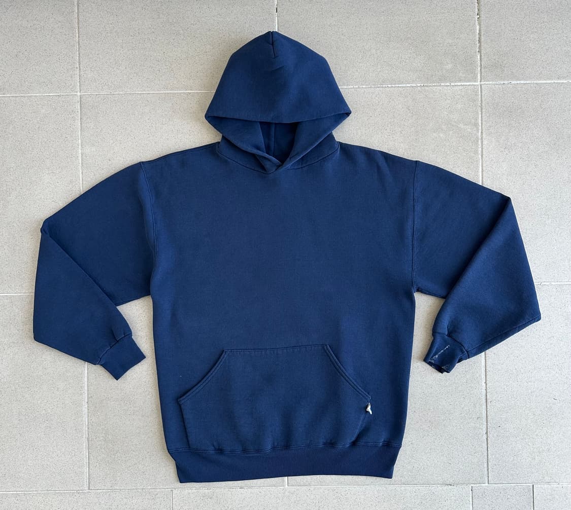 90s 빈티지 러셀 후드 네이비 L USA 상품이미지1